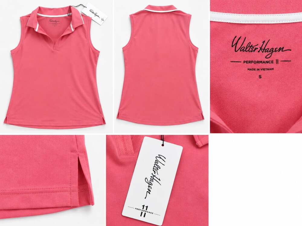Walter Hagen Performance 11 Women's Sleeveless Golf Polo Shirt